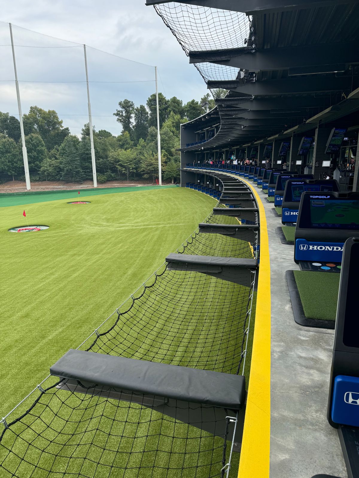 Topgolf Alpharetta after renovation: hitting bays